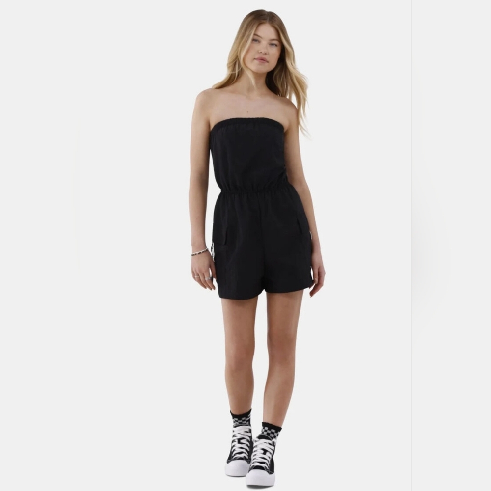 NOBO Black Strapless Romper